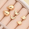 Brass Stud Earring Sets for Women EJEW-F352-01G-02-4