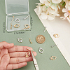10Pcs 2 Colors Eco-friendly Brass Toggle Clasps KK-BBC0025-30-3