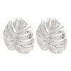 Brass Stud Earring Findings LS-KK-Z099-04P-03-1