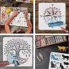 Plastic Reusable Drawing Painting Stencils Templates DIY-WH0202-359-4