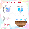 80Pcs Electroplate Glass Charms EGLA-BBC0001-05B-2