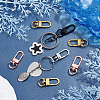   20Pcs 5 Colors Zinc Alloy Swivel Clasps Set PALLOY-PH0001-93-2