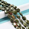 Natural Unakite Beads Strands G-L242-36-2