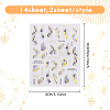 HOBBIESAY 14Pcs 7 Style Nail Art Stickers MRMJ-HY0002-32-2