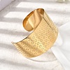 316L Surgical Stainless Steel Cuff Bangles BJEW-D454-01C-G-3