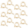 20Pcs Brass Spring Ring Clasps KK-BBC0025-72B-1