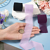 3 Rolls Polyester Raw Edges Ribbons SRIB-TAC0002-26B-7