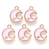 Alloy Enamel Pendants ENAM-S121-063A-2