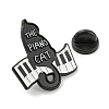 Music Theme Cartoon Black Cat Enamel Pins JEWB-K016-11D-EB-3
