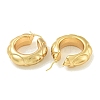 Ion Plating(IP) 304 Stainless Steel Hoop Earrings for Women EJEW-G401-01A-G-2