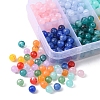 600Pcs 10 Colors Round Imitation Gemstone Acrylic Beads OACR-YW0001-93-3