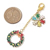 Christmas Theme Alloy Enamel Keychian KEYC-JKC00923-3