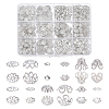 12 Styles Alloy & Iron & Brass Bead Caps FIND-PH0027-10-1