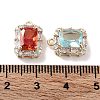 Brass Micro Pave Cubic Zirconia Charms KK-F871-22G-3