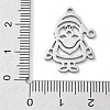 Christmas Theme Anti-Tarnish 304 Stainless Steel Pendants STAS-R003-04P-02-3