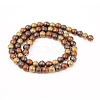 PVD Vacuum Plating Non-magnetic Synthetic Hematite Beads Strands G-F682-01A-2