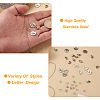 Crafans DIY Initial Link Bracelet Making Kit DIY-CF0001-22-3