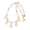 6mm Round ABS Imitation Pearl Beaded Necklaces NJEW-P317-12D-G-2