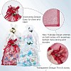 40Pcs 4 Colors 3D Flower Organza Drawstring Bags OP-BBC0001-06A-6