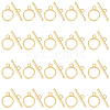 20 Sets Eco-friendly Brass Toggle Clasps KK-DC0002-29-1