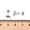 304 Stainless Steel Stud Earrings EJEW-H161-01P-G-5