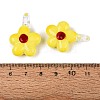 Handmade Lampwork Pendants LAMP-Q039-21B-3