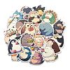 50Pcs PVC Self-Adhesive Cartoon Animal Picture Sticker STIC-Q004-01A-2