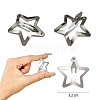 Metal Hollow Star Snap Hair Clips for Women Girls PW-WG27F79-01-1