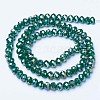 Electroplate Glass Beads Strands EGLA-A044-P3mm-B09-2