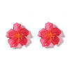 Flower Transparent Acrylic Stud Earrings FS-WGF3DA5-01-2