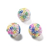 Opaque Acrylic Beads OACR-A035-01J-1