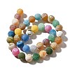 Natural Weathered Agate(Dyed & Heated) Beads Strands G-H091-A01-02-2