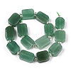 Natural Green Aventurine Beads Strands G-C098-A25-01-3