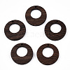 Natural Wenge Wood Pendants WOOD-T023-78-1