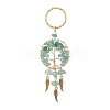 Woven Net/Web with Wing Pendant Keychain KEYC-JKC00481-03-1