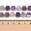 Natural Banded Amethyst Beads Strands G-F832-A07-01B-5