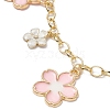 Flower & Bowknot Brass Bag Extension Chains AJEW-BA00137-4