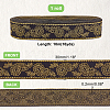 Ethnic Style Embroidery Polyester Ribbons OCOR-WH0060-41B-2