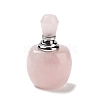 Natural Rose Quartz Dropper Bottles DJEW-K024-01P-05-2