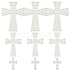 3Pcs 3 Styles Easter Poplar Plywood Cutouts DIY-WH0622-311B-1
