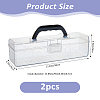 Plastic Tool Box Organizer CON-WH0110-034-2