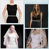 Metal Full Crystal Rhinestone Horse Eye Bridal Waist Belts for Wedding Dress AJEW-WH20080-65B-S-4