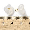 Natural Agate Flower Charms G-G179-03-3