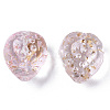 Transparent Spray Painted Glass Beads LS-GLAA-R215-01-B04-2