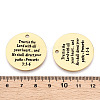 201 Stainless Steel Pendants STAS-T064-37G-23-3