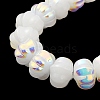 AB Color Plated Electroplate Glass Beads GLAA-G106-02A-AB02-4