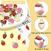 40Pcs 8 Styles Alloy Enamel Pendants ENAM-YW0004-49-3