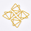 Spray Painted Alloy Pendants PALLOY-T067-18D-1