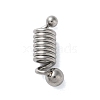 Non-Tarnish 304 Stainless Steel European Beads STAS-G338-08P-1