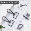 16Pcs Zinc Alloy Swivel Clasps FIND-SP0003-73B-5